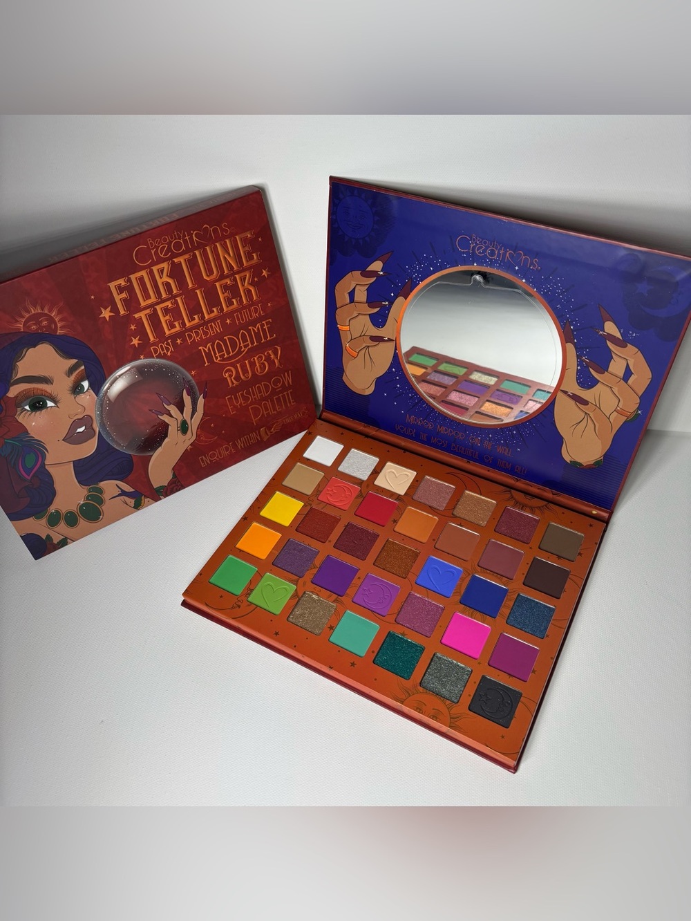 Beauty Creations Eyeshadow Palette 35 Shades Creamy Matte Make Up Mirror Shimmer